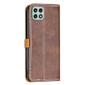 Miniatyrbillede 2 af 2: BINFEN to-farvet Samsung Galaxy A22 5G læderetui - Brun Brown