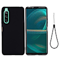 Miniatyrbillede 1 af 2: Matte Liquid Sony Xperia 10 IV silikone cover - Sort Black