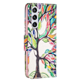 Miniatyrbillede 2 af 2: Wonderland Samsung Galaxy S23 Flip Etui - Life Træ Multicolor