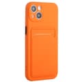 Pikkukuva 1 / 2: iPhone 14 Plus kuori korttipaikalla - Oranssi Orange