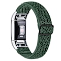 Pikkukuva 1 / 2: Fitbit Charge 2 nylon elastinen kellonhihna - Armeijan Vihreä Green