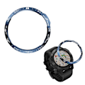 Miniatyrbillede 1 af 2: Garmin Fenix 6X rustfrit stål bezel - blå / Style A Blue