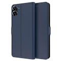 Pikkukuva 1 / 6: Sileä ja ohut premium-PU-nahkakotelo Asus Zenfone 9 - Sininen Blue