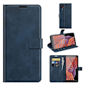 Pikkukuva 2 / 2: Lompakko Nahkakotelo For Samsung Galaxy Xcover 5 - Sininen Blue
