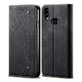 Miniatyrbillede 2 af 2: Jeans Samsung Galaxy A10s etui - Sort Black