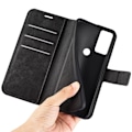 Pikkukuva 5 / 6: Lompakko Nahkakotelo For Motorola Moto G Play (2023) - Musta Black