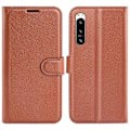 Pikkukuva 1 / 5: Classic Sony Xperia 5 Iv Läppäkotelo - Ruskea Brown