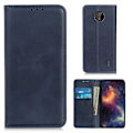 Miniatyrbillede 1 af 2: Nokia C10 / Nokia C20 flip etui i ægte læder med pung – Blå Blue