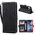 Miniatyrbillede 1 af 2: Surburbian Samsung Galaxy A20e flip etui - Sort Black