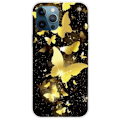 Pikkukuva 1 / 2: Deco iPhone 14 Pro Max kotelot - Kulta Perhosia Gold