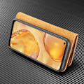Miniatyrbillede 2 af 2: DG.MING Huawei P40 Lite / Nova 6 SE 2-i-1 pung etui - Brun Brown