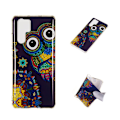 Miniatyrbillede 1 af 2: Huawei P30 Pro lysende gløde mønster etui - Ugle Multicolor