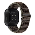 Miniatyrbild 1 av 2: Fitbit Sense 2 / Versa 4 klockarmband i elastisk nylon - Militärgrön Grön