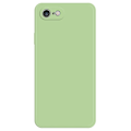 Miniatyrbillede 1 af 2: iPhone 7 / 8 / SE (2020) / SE (2022) Drop-proof Straight Edge Cell telefonbagcover Rubberized Flexible Phone Case med mikrofiberforing - Grøn Green