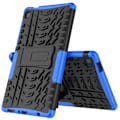 Miniatyrbillede 2 af 2: Dækmønster kickstand-etui til Samsung Galaxy Tab A7 Lite - Blå Blue