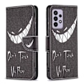 Miniatyrbillede 1 af 2: Wonderland Samsung Galaxy A33 5G flip etui - Rør Ikke Ved Min Telefon Black