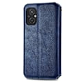 Pikkukuva 3 / 6: Nahkakotelo With A Stylish Rhombus Imprint For Xiaomi Poco M5 - Sininen Blue