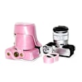 Miniatyrbillede 1 af 2: Fuji XM1/XA2/XA1 kameraetui i læder - Lyserød Pink