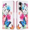 Pikkukuva 1 / 2: Wonderland Honor 60 Pro flip kuoret - Kaksi Perhosta Multicolor