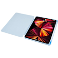 Miniatyrbillede 5 af 6: iPad Pro 12.9 (2018) / (2020) / (2021) / (2022) Drop Resistant Tri-fold stander etui Vegansk Læder and Flexible and Acrylic Tablet Slim Case stødsikke Blue