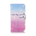 Miniatyrbillede 1 af 2: Moberg LG X Screen flip-etui i læder - Never stop dreaming Multicolor