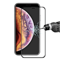 Miniatyrbillede 1 af 2: HAT PRINCE iPhone Xr 3D buet hærdet glas af kulfiber Transparent