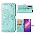 Pikkukuva 1 / 2: Mandala Motorola Moto G8 Power Flip kotelot - Syaani Green