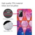 Pikkukuva 2 / 2: Marble design Samsung Galaxy A02s kotelot - Ruusu / Oranssi / Sininen Multicolor