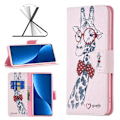 Pikkukuva 2 / 2: Wonderland Xiaomi 12 Pro flip kuoret - Kirahvi Pink