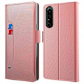 Pikkukuva 1 / 2: Phone Suojakotelo With Make-up Mirror And Slick Design For Sony Xperia 1 II - Ruusukulta Pink