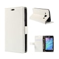 Miniatyrbillede 1 af 2: Mankell Samsung Galaxy J1 Læder Etui Med Kortholder - Hvid White