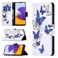 Miniatyrbillede 2 af 2: Wonderland Samsung Galaxy A22 5G Flip etui - Sommerfugle Multicolor