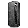 Pikkukuva 4 / 6: Vertical Flip Phone Suojakotelo With Zipper For Google Pixel 7a - Musta Black