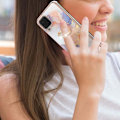 Pikkukuva 2 / 2: Marble Patterned Suojakuori With Ring Holder For Samsung Galaxy M12 / F12 / A12 5g - Milky Way Marble White Multicolor