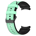 Miniatyrbillede 3 af 4: Samsung Galaxy Watch 5 / 4 / 3 (41mm) silikone i læder urrem med sort spænde - Sort Størrelse: L Green