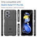 Miniatyrbillede 2 af 2: Rugged Shield Etui Xiaomi Poco X4 Gt / Note 11t Pro / 11t Pro Plus - Sort Black