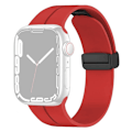Pikkukuva 1 / 2: Apple Watch Series 8 (41mm) näppärä viiva silikonikellon hihnassa - Punainen Red