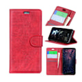 Miniatyrbillede 1 af 2: Samsung Galaxy S10 mat læder flip etui - Rød Red