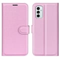 Miniatyrbillede 1 af 2: Klassisk Samsung Galaxy M23 flip etui - Pink Pink