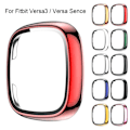 Pikkukuva 2 / 2: Fitbit Sense / Versa 3 galvanointi kansi karkaistua lasia - Punainen Red