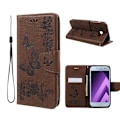 Miniatyrbillede 1 af 2: Samsung Galaxy A3 (2017) Stilfuldt læder etui - Brun Brown