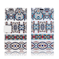 Miniatyrbillede 1 af 2: HTC A9s fleksibelt læder-etui m. kortholder - Arabisk blomstermønster Multicolor