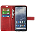 Pikkukuva 6 / 6: Lompakko Nahkakotelo For Nokia G60 - Punainen Red