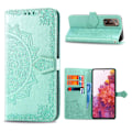 Miniatyrbild 1 av 2: mandala Samsung Galaxy S20 FE 5G / S20 FE flip fodral - cyan Grön