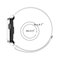 Miniatyrbillede 5 af 6: Xiaomi Redmi Watch 2 urrem i rustfrit stål med cover - Blækblå Blue
