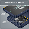 Miniatyrbillede 5 af 6: Carbon Flex Etui OnePlus Ace Pro - Blå Blue