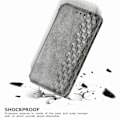 Miniatyrbild 2 av 2: Läder Samsung Galaxy A73 fodral med romb-design - Silver/Grå Silvergrå
