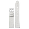Pikkukuva 2 / 2: 20mm Universal aitoa nahkaa kellon hihna - Valkoinen White