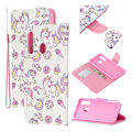Miniatyrbillede 1 af 2: Wonderland Samsung Galaxy A60  etui - Enhjørning og Doughnut Multicolor