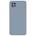 Miniatyrbillede 1 af 2: Skråt gummicover mod fald til Samsung Galaxy A22 5G - Grå Blå Blue